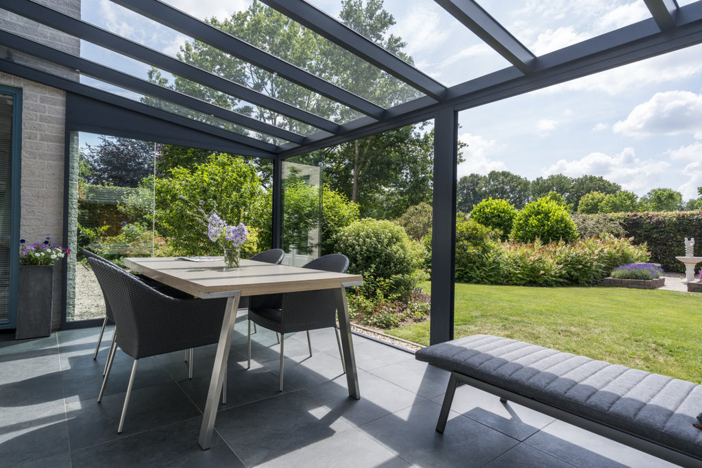 Pigato Glass Roof Pergola — 5 x 2.5m