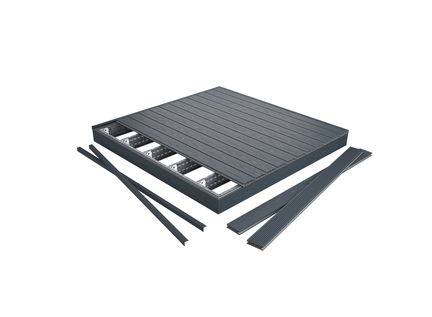 PVC Decking 6mtrs x 150mm , 37mm thick